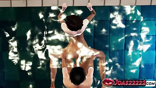 Bokep hentai 3d di kolam renang sama hitomi underwater sampai dicrot di dalam