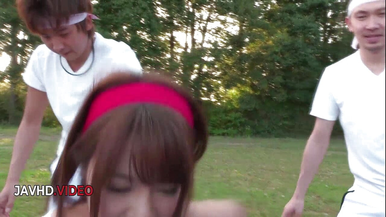Sara Saijo's Wild Outdoor Japanese Gangbang Adventure