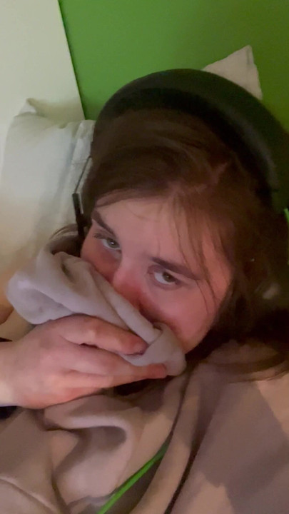 Fuck myself with a dildo in my tight pussy