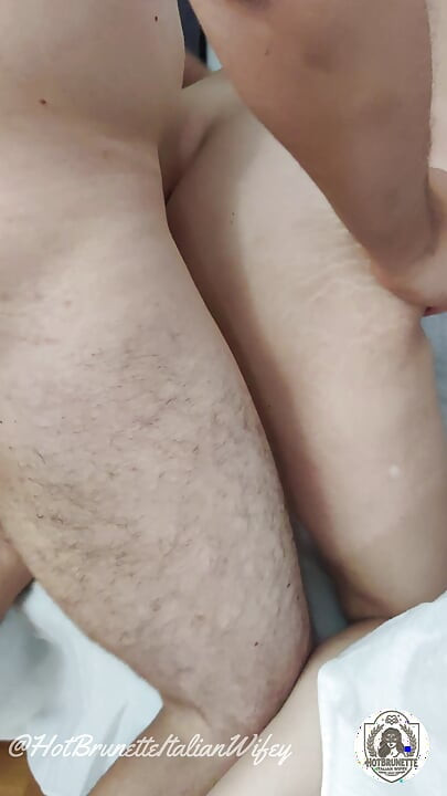 Gliglo suck him until he gets hard, then I get fucked and take off his condom to make me cum inside