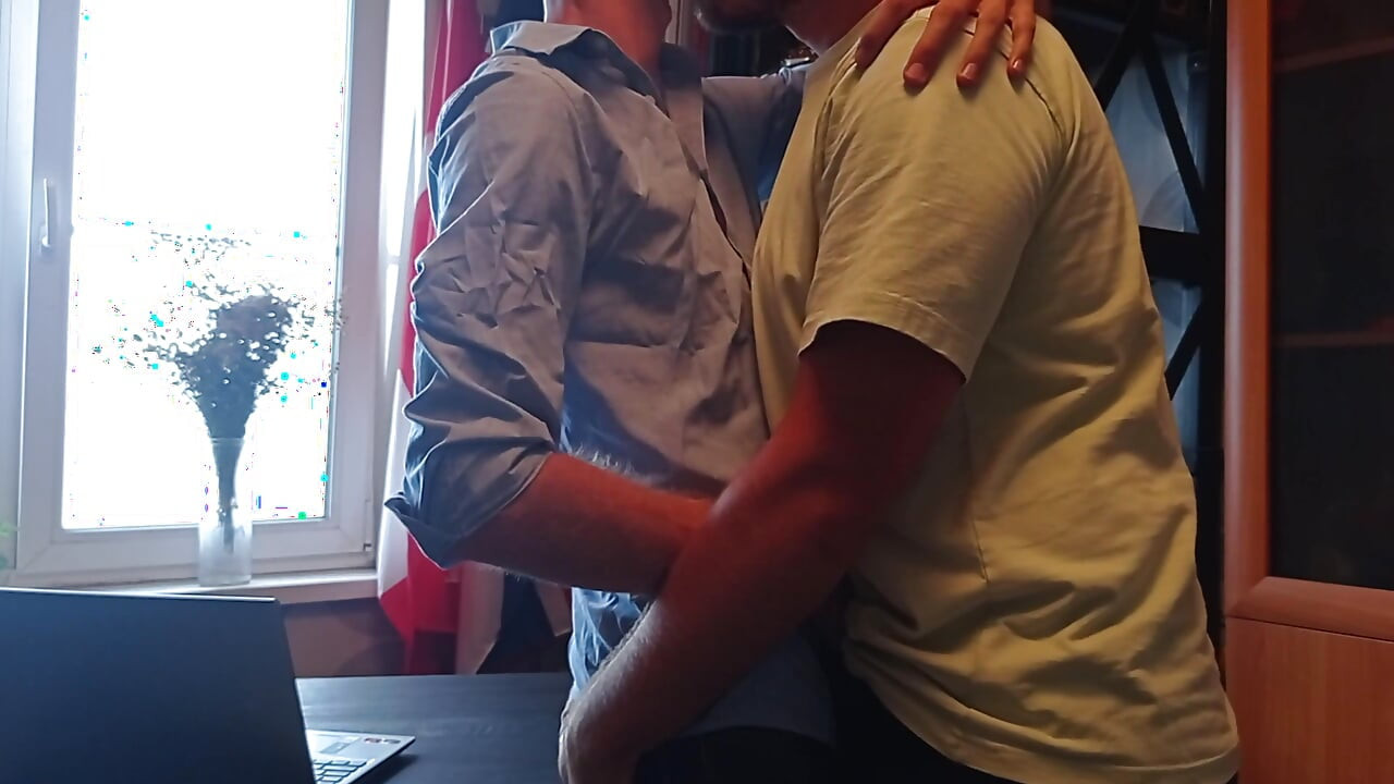 Passionate sex in a coffee shop