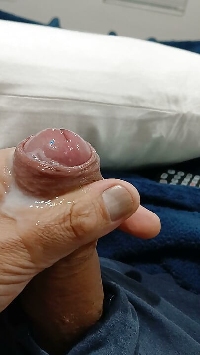 Big cum and big head