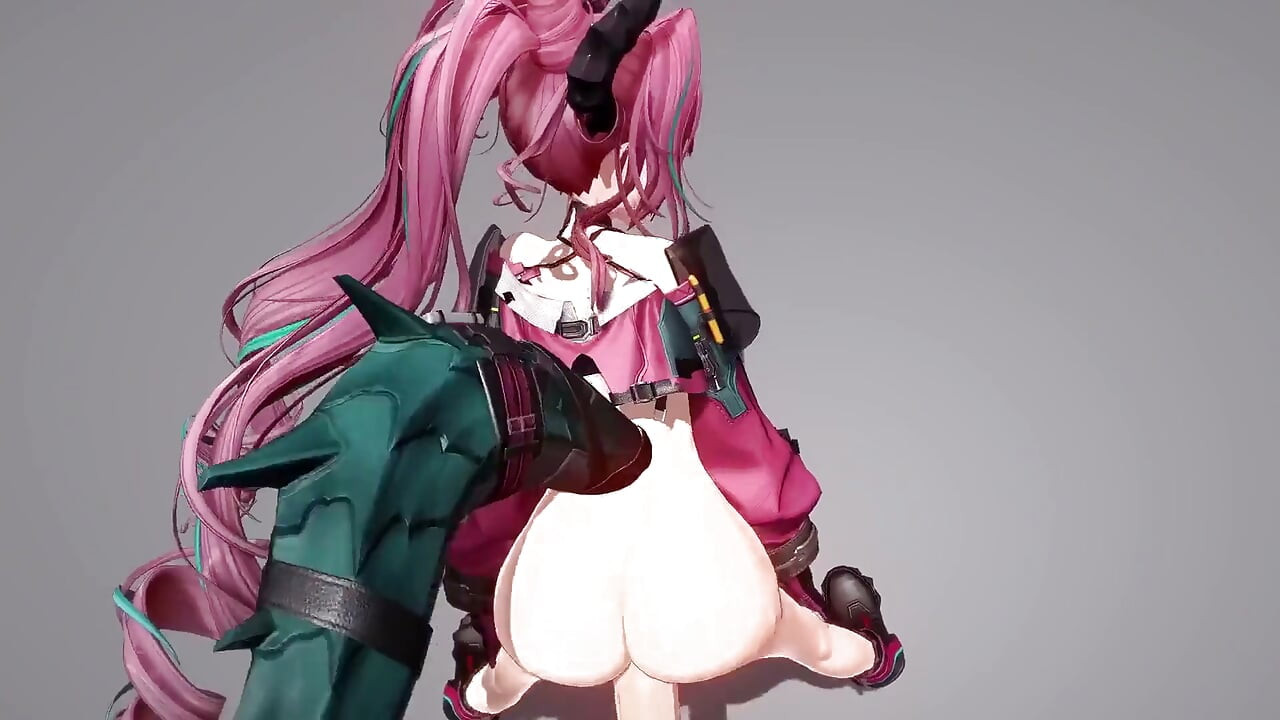 アークナイツ エンドフィールド - イヴォンヌの誘惑的なダンスがセックスに変わる - 3D変態アニメーション