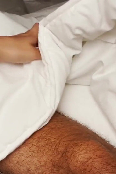 Wakeup Him Make Him Cum with My Hands