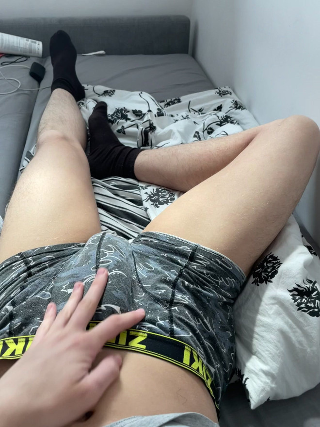 Young smooth boy touching himself (teaser)