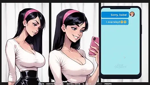 Моя новая девушка [ Табу-хентай ] Эпизод 35 Моя девушка любит демонстрировать своё латексное бельё пожилым мужчинам!