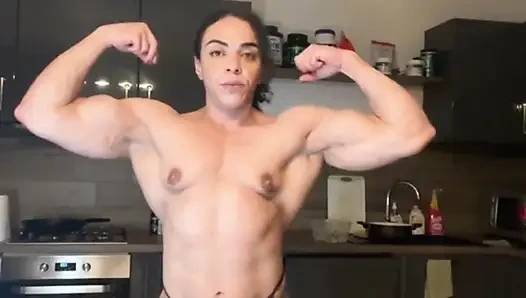 Tight from the front, peachy from the back