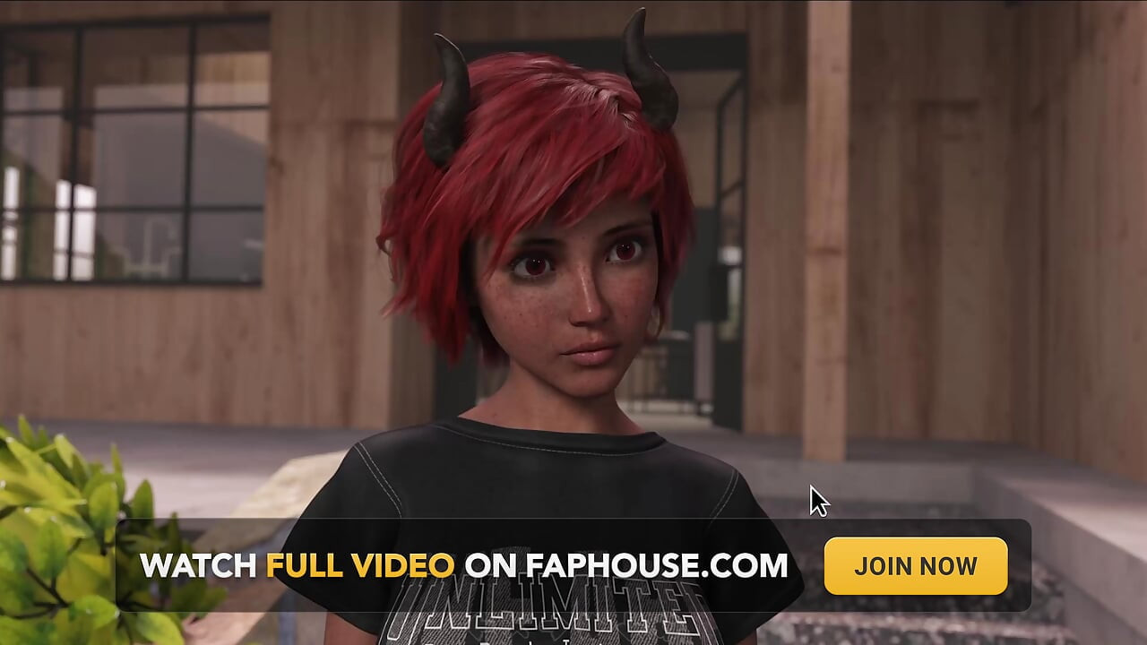 Adored by the Devil #18 - Animated Sex Game - Redhead MILF Outdoor Sex!