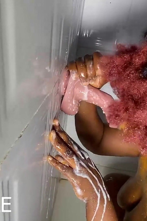 Feeling My Lesbian Pussy in the Bathroom to Cum