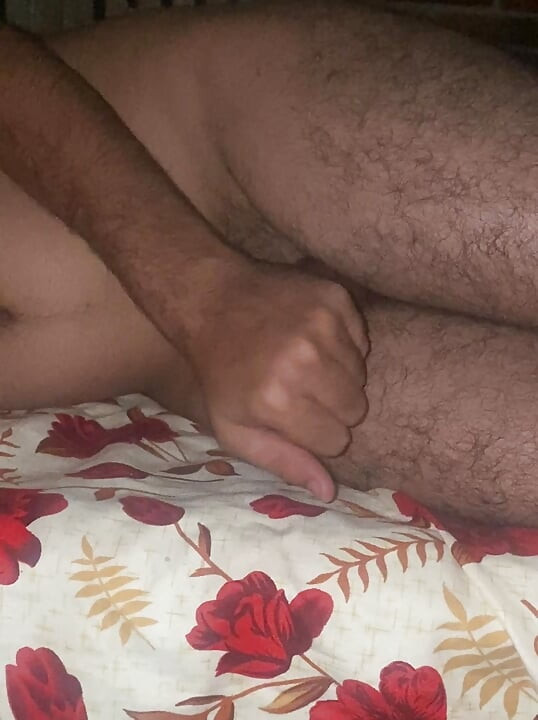 Massage dick hard enjoy guy