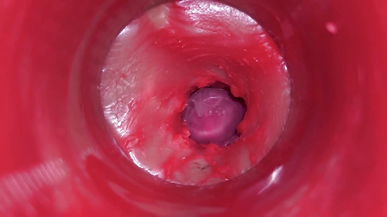 Camera Inside Pussy - Powerfull Cum in Pussy! Best Internal Asmr