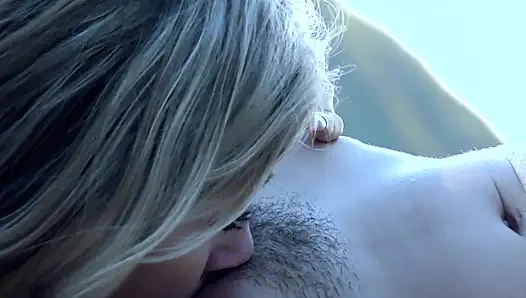 Summer breeze with lesbians Scarlet Red and Jillian Janson