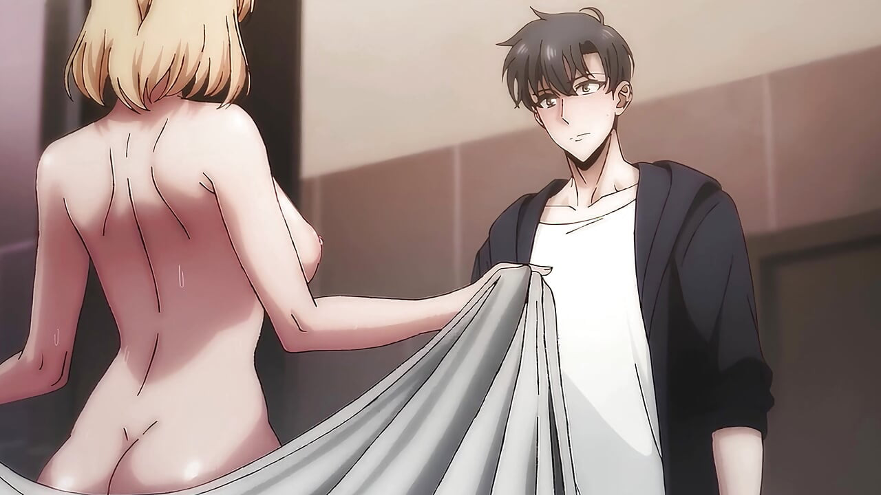 Pasangan mesum lagi asik mandi air panas - animasi (hentai)