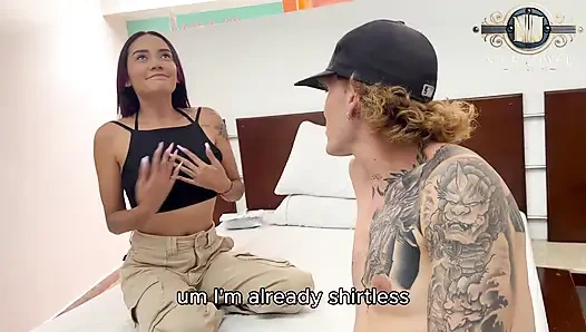 A Sexual Service at Home for a Horny Skinny Girl