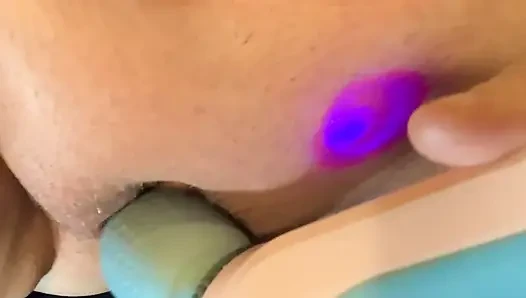 Saya melakukannya sendiri dengan vibrator