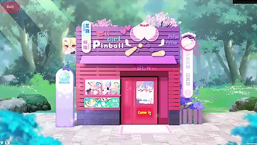 Hentai Game - Elf Girl Pinball  - Busty Peach Blossom Elf Gets Intimate - Steamy Fantasy Sex Scene