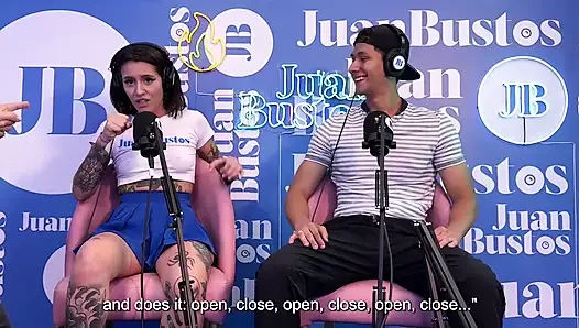 Blaze Rager juan bustos podcast'inde büyük yarakla sert anal seks seviyor