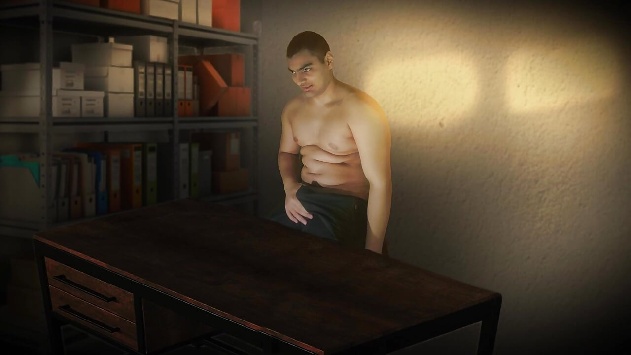 Sexy Number 1 - Masturbation in the office - Cristopher Rebellato Alexis