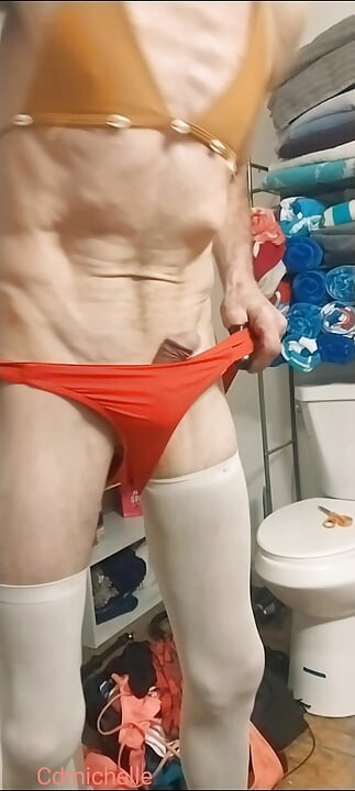 Cdmichelle Trying on Many Different Swimsuit