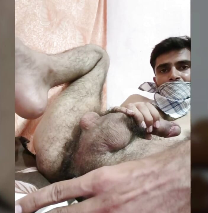 Playing with a pencil and asshole