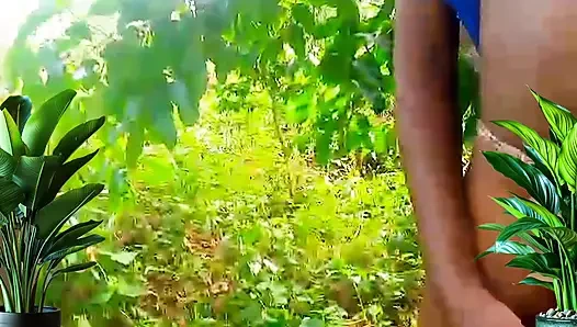 Teen Solo female masturbation with garden egg deep in village bush, A must watch of givens3x hot porn wet pussy!