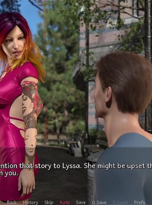 Fetisch tattoo - tätowierte MILf pisst überall futa