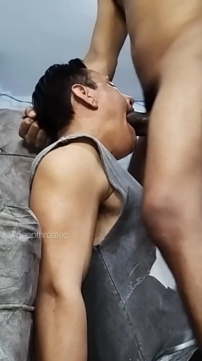 Huge Cock Fucks My Throat