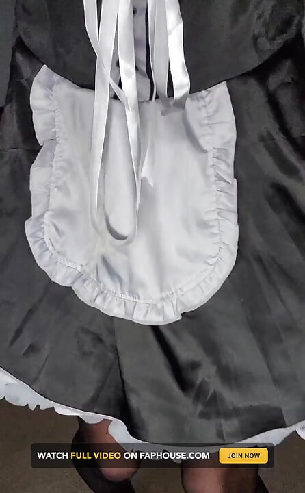 Você gosta do meu uniforme de limpeza?