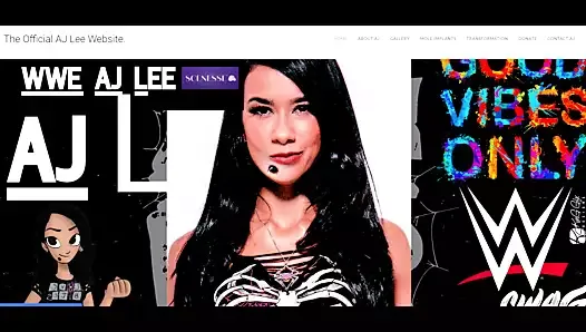 Aj Lee показывает ее официальный сайт!