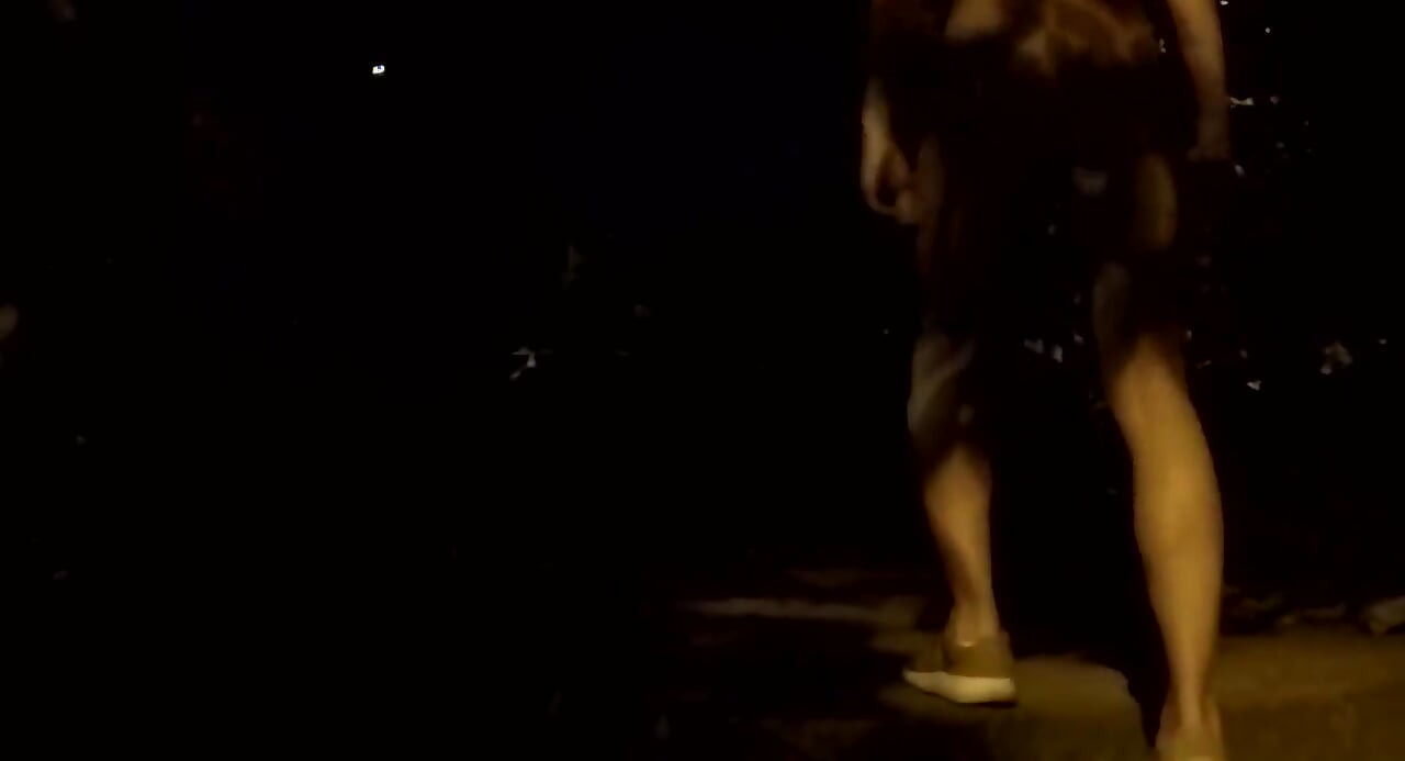 Crusing in a Park at Night - Getting Naked 2