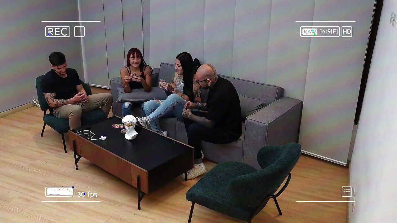 What a! I Fuck My Stepsister's Best Friend Through Ripped Jeans While We Play One