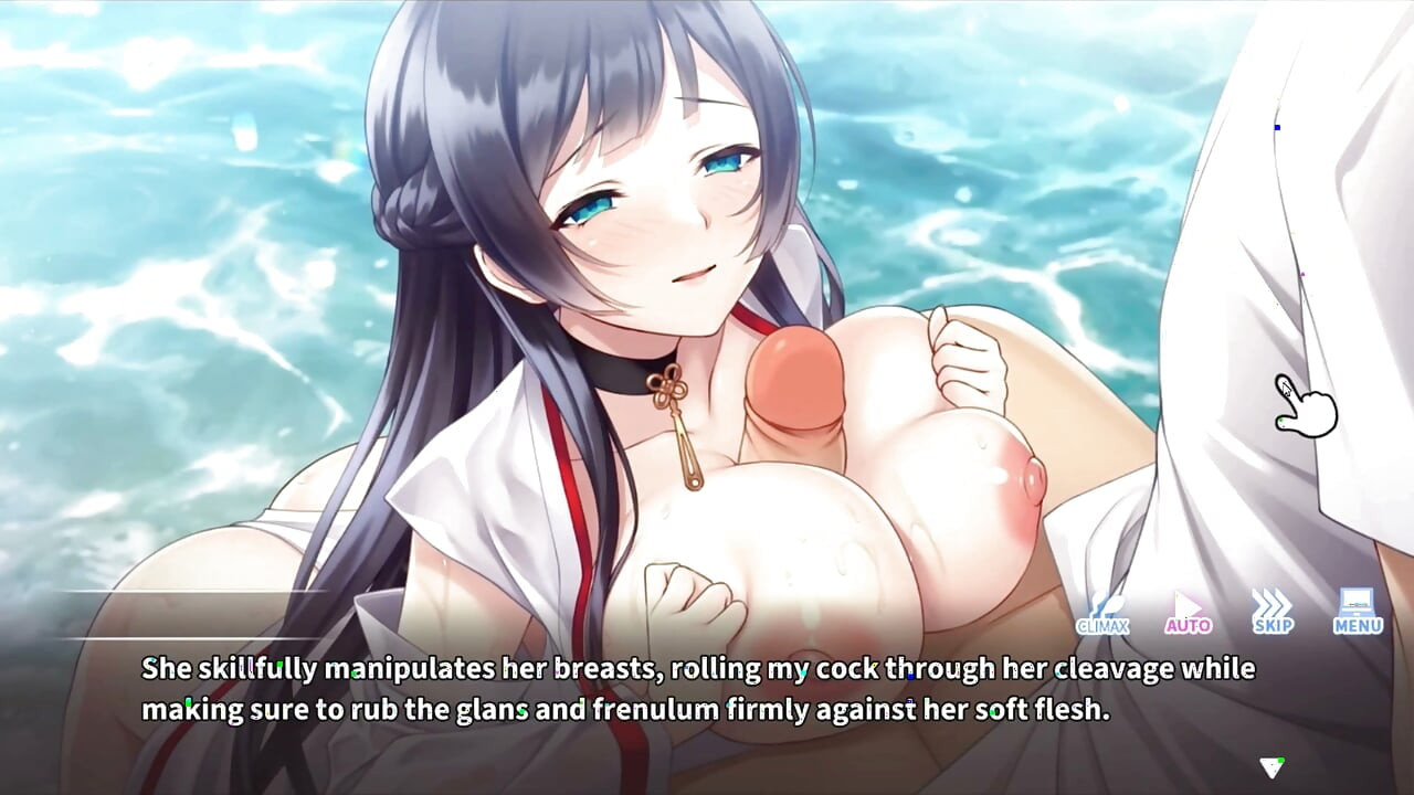 Hentai Game – Do As I Say - Shrine Maiden Paizuri