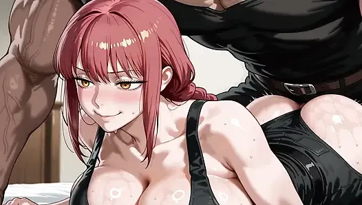 Yujiro (baki) x makima (cm)