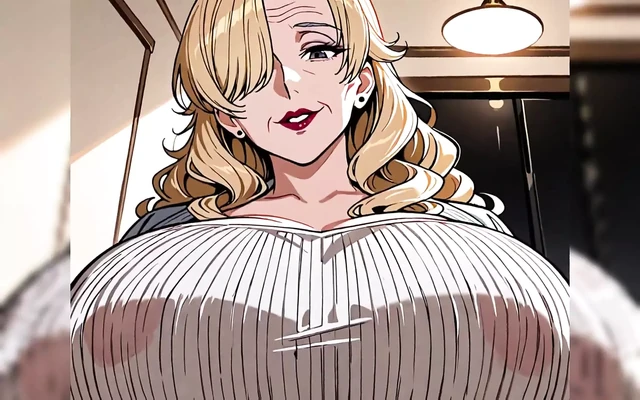 Blonde GILF Hentai Porn