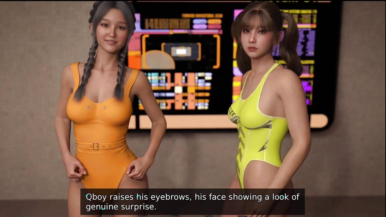 Qboy as a Swimming Instructor for Five Hot Girls - Asia Town - E15