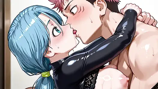 Itadori (JJK) x Bulma - Future (DB)