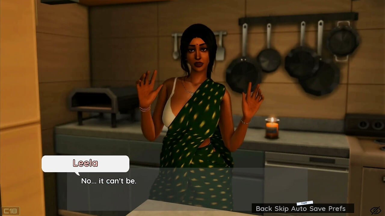 Leela and Ronnie watching rita and krish