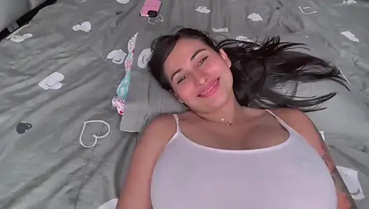 My Girlfriend Shows Me and Masturbates Her Big Vagina