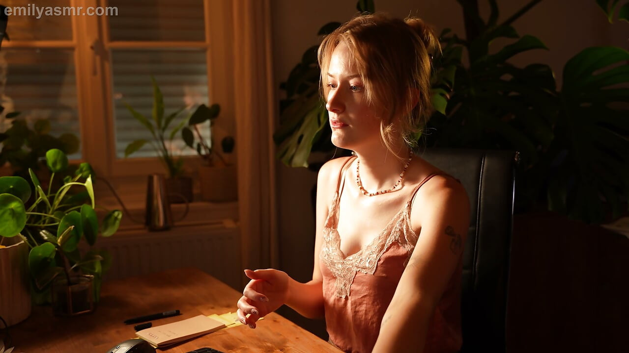Horny Hotel Receptionist Upgrades More Than Your Room - ASMR Roleplay