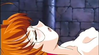 Smutsig anime knulla tonårsbrudar i MFF -trekant