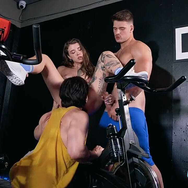 Whynotbi - Eden Ivy and Enzo Muller Aren't Just Trying to Get the Best Workout in Spin Class