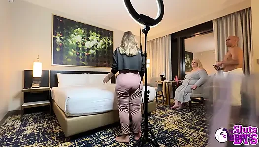 SluttyBBWs - BTS Suzanne Shares Her Man With BBW Curvy Mary