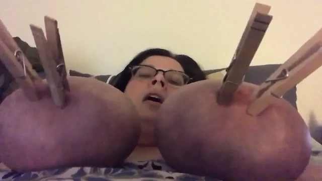 Amy L.- PAWG Bitch destroys her Big Fat Tits