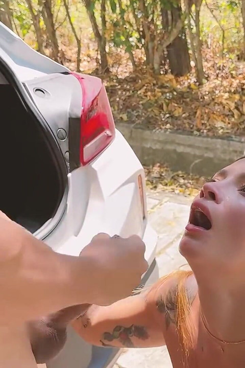 Yolda mahsur kalan büyük götlü kız bahçıvanla açık havada seks yapıyor - max betancur ve salome gil