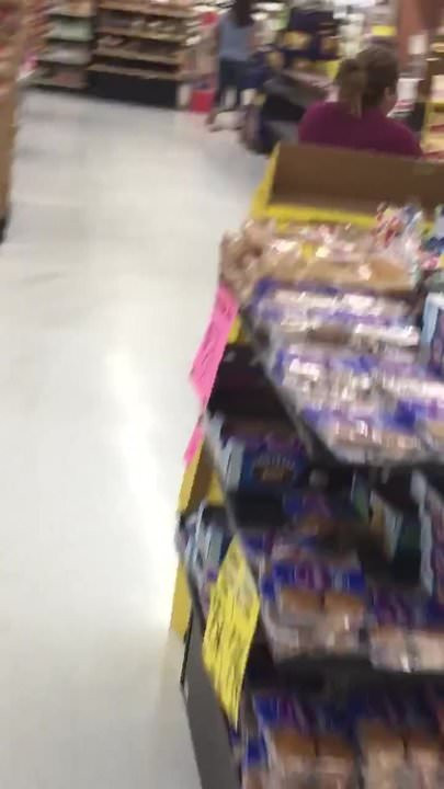 Thick Mexican in grocery store