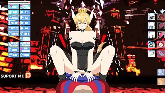 Hentai-Simulation Bowsette – Verdammtes Super Mario Bowsette in diesem Sexsimulator