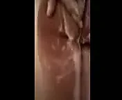 Playing with my ass in the shower