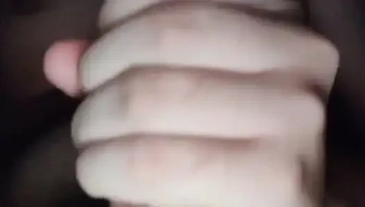 A boy is touching himself and moaning