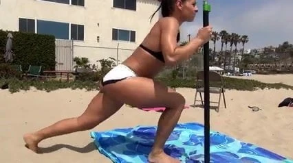 Michelle Jacot sexy Workout part 3