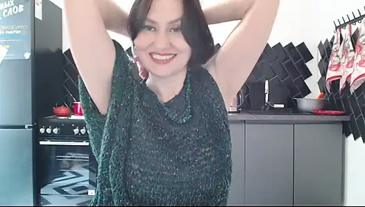 Spitting on the tits flows to the hairy cunt